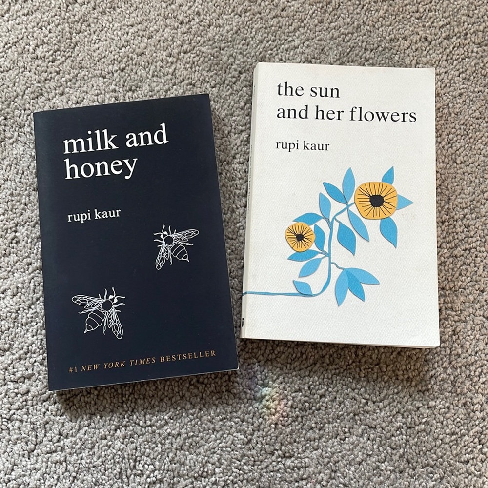 'Milk and Honey' & 'The Sun and Her Flowers' Rupi Kaur Book Set